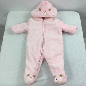 ABSORBA Baby Pink Pram Suit Snowsuit 0-3 Months
